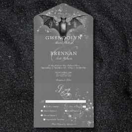 Janto Dark Halloween Glam Bat & Diamantes