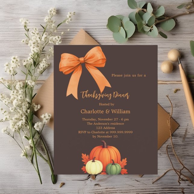 Janto de Ação de Graças, abóboras arco marrom (Criador carregado)