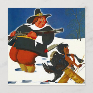 janto de Ação de Graças Convite Peregrino e gar