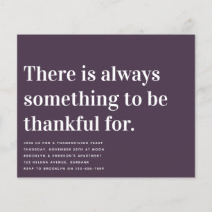 Janto de Ação de Graças Negrito Convite