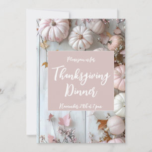 Janto de Ação de Graças Pumpkin Convite