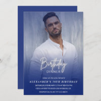 Janto de aniversário Convite para 58 anos Foto Hom