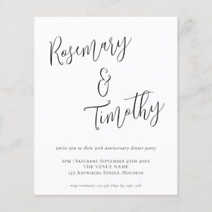 Janto de Aniversário de Casamento de Script Inform