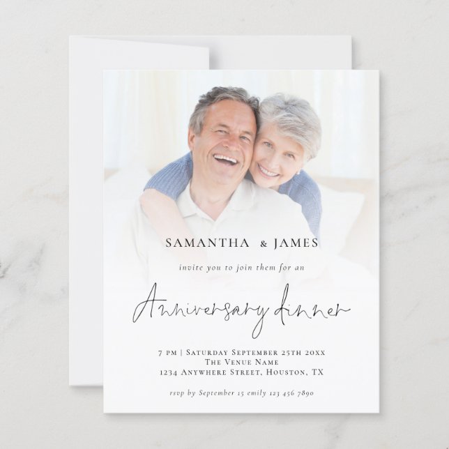 Janto de Aniversário de Script de Fotografia de Or (Frente)