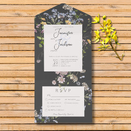 Janto de carvão Delicate Boho Wildflower