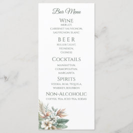 Janto de Casamento e Menu Bar-Elegância Tropical