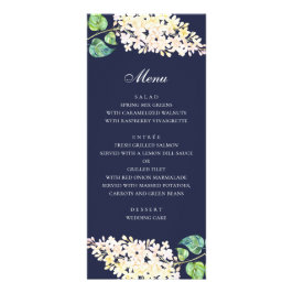 janto de casamento floral de marinho. Menu Flores