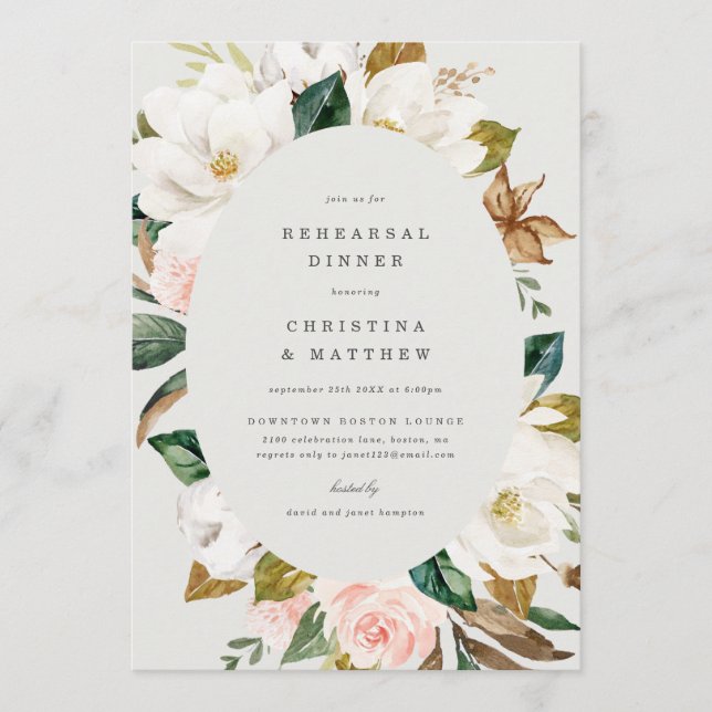 Janto de ensaio da Magnolia Convite (Frente)