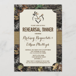 Janto de ensaio de Caça de Deer Camo Convites