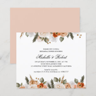 Janto de ensaio de casamento Chic Orange Ivory Mos