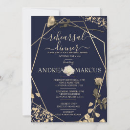 Janto de Ensaio de Casamento de Azul Profundo e Ch