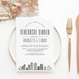 Janto de ensaio de Houston | Convite Skyline