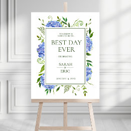 Janto de ensaio de Hydrangeas Azul