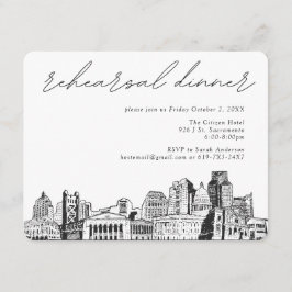 Janto de ensaio de Sacramento Convidar cartão de g