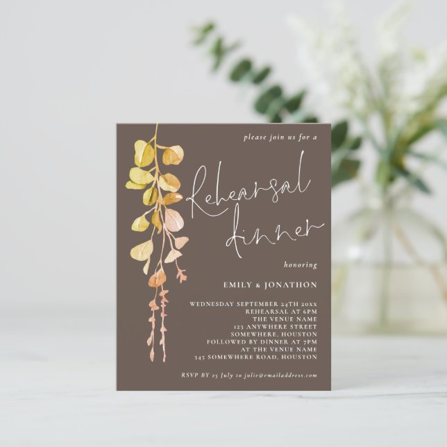 Janto de Ensaio de Tons Terrestres Eucalyptus (Em pé/Frente)