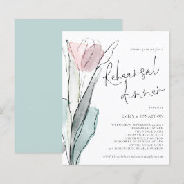 Janto de Ensaio de Tulipas de Aquarela Orçamental 