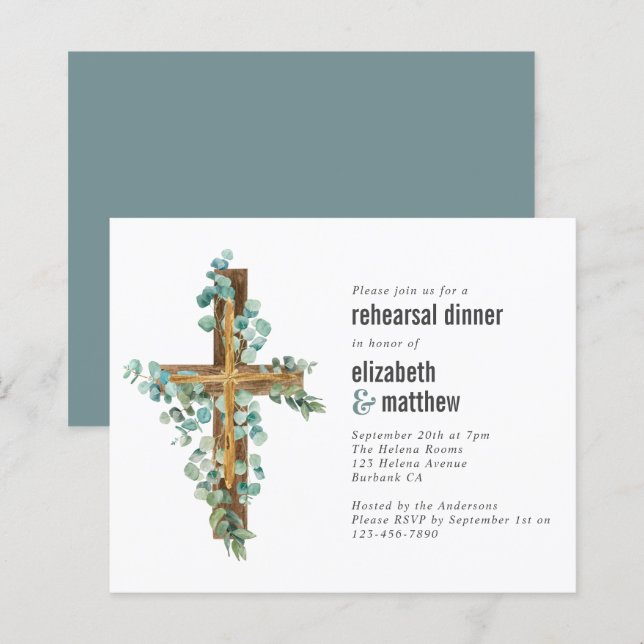 Janto de Ensaio Eucalyptus Orçamento Convite (Frente/Verso)