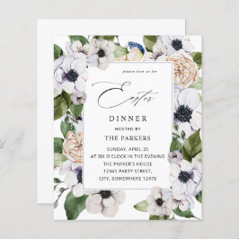 Janto de Páscoa Floral Branco da Anêmona Orçamenta