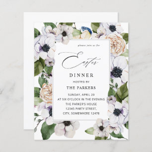 Janto de Páscoa Floral Branco da Anêmona Orçamenta