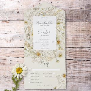 Janto Floral Moderno Russo Seco de Visitas