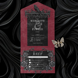 Janto Gótico de Rosas Negras Raven & Black