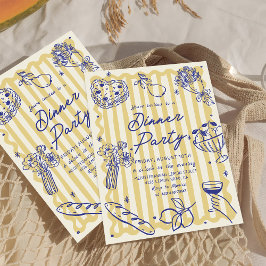 Janto Italiano La Dolce Vita Convite Aniversário