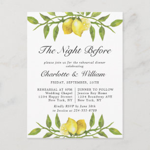 Janto Lemon Greenery REHEARSAL Convite