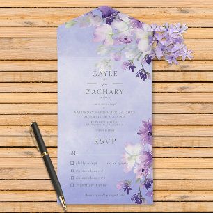 Janto Purple Boho Floral Purple