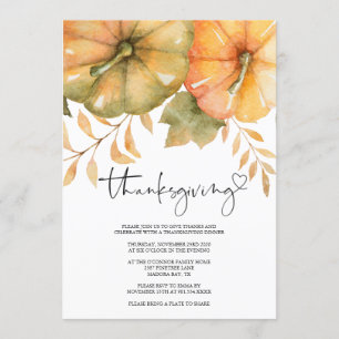 Janto Rustic Fall Thankaking Convite
