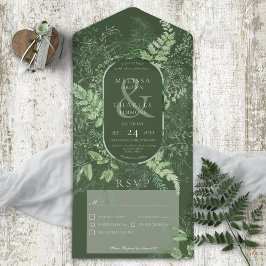 Janto Rustic Fern Green Foliage Emerald