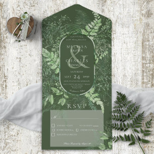 Janto Rustic Fern Green Foliage Emerald