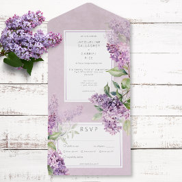 Janto Rustic Romantic Purple & Sage Lilacs