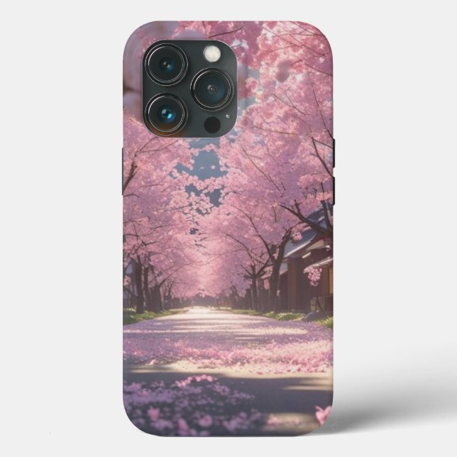 Japanese Cherry Blossom Sakura Phone Case - Day (Verso)