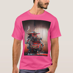 Japanese Samurai CyberPunk Graphic T-Shirt (2)