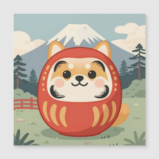 Japanese Shiba Inu Lucky Dog  Magnetic Card