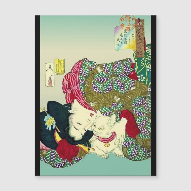 Japanese Women and Cat (Frente)