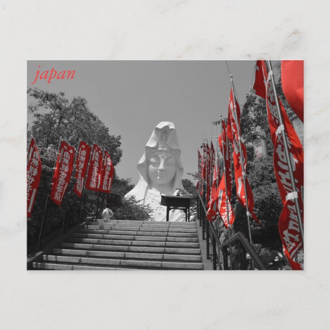 Japão - Cartão postal Ofuna Kannon (Frente)