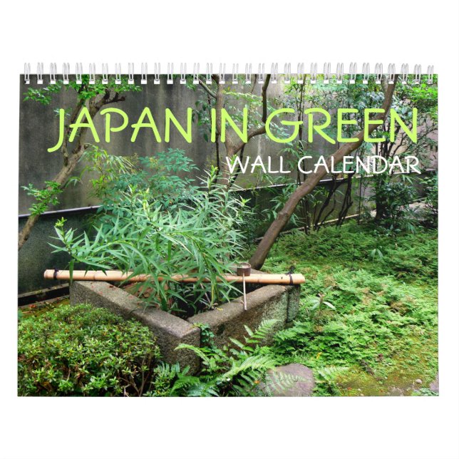 Japão no calendário da parede verde (Capa)