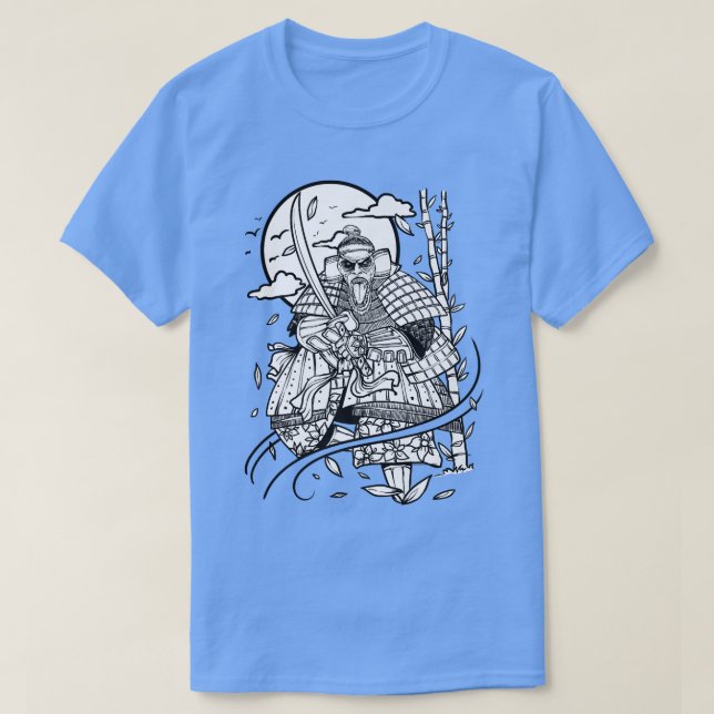 Japão Samurai Bushido Code Premium T-Shirt Copy Co (Frente do Design)