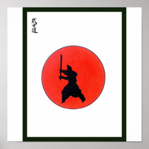 Japonês Bushido Way Of The Warrior Poster Olimpia
