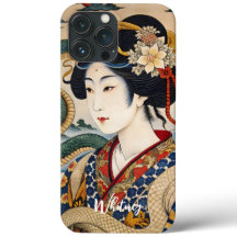 Japonês Geisha Ukiyo e Art Name