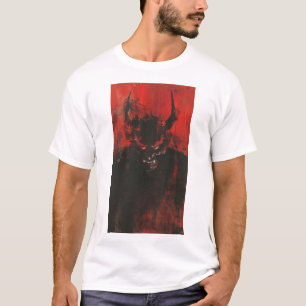Japonês Noh Mask Hannya Demon Design T-Shirt