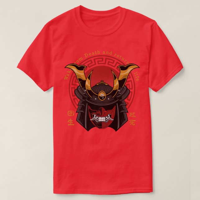 Japonês - Samurai Bushido Premium T-Shirt (2) (Frente do Design)