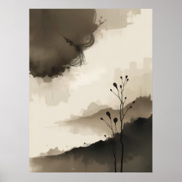 Japonês Zen Minimalista Poster Calm Modern