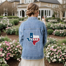 Jaqueta de denim de tamanho excessivo no Texas |Te