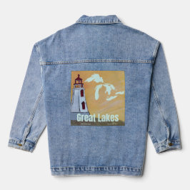 Jaqueta de Denim Great Lakes Arte Vestível