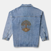 Jaqueta de Denim Roots Run Deep