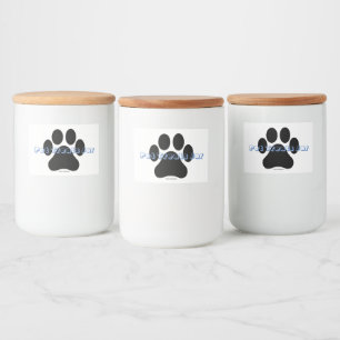 Jar de Etiqueta de Impressão Personalizada Pet Tra