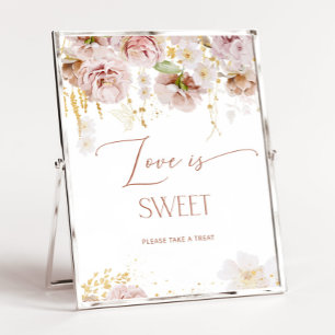 Jardim Boho Amor é doce pegue um presente Poster