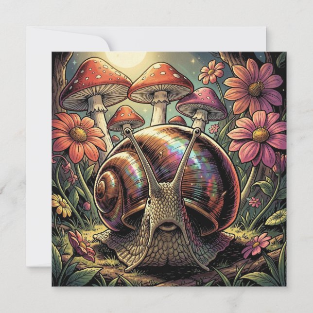 Jardim Caprichoso de Caracol e Cogumelo Cósmico (Frente)